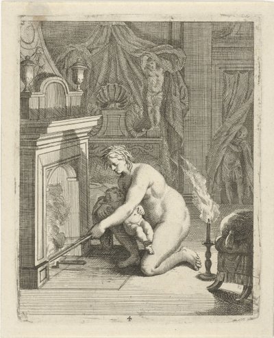Teti immerge Achille nel fuoco da J. Alexander Janssens