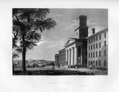 Amherst College, Massachusetts, 1855 da J. Archer