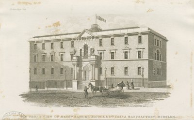 Burslem - fabbrica di Messrs. Samuel Alcock & Cos. da J Barlow