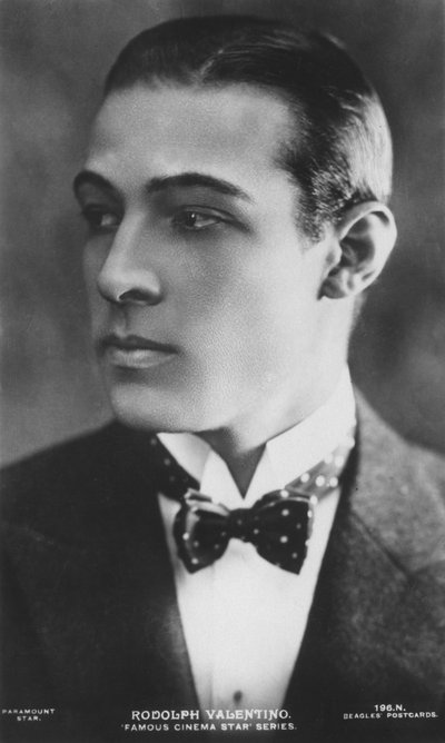 Rudolph Valentino 1895-1926, attore italiano, noto semplicemente come Valentino da J. Beagles and Co.