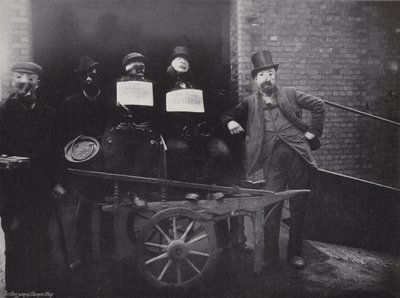 Il cinque di novembre, i fantocci di Guy Fawkes da J. Benjamin Stone
