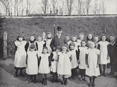 Hocktide a Hungerford, Richiesta di Vacanza per i Bambini della Scuola da J. Benjamin Stone