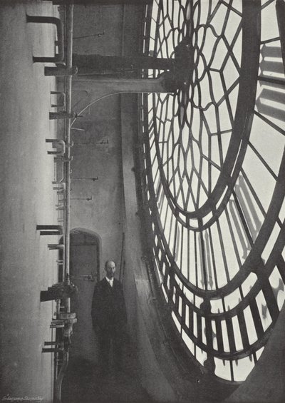 Vista Interna del Quadrante di Big Ben da J. Benjamin Stone