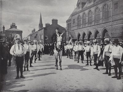 Festival del giorno di maggio di Knutsford, i ballerini di Morris da J. Benjamin Stone