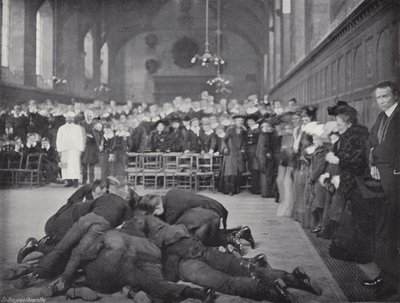 Lancio di frittelle alla Westminster School, The Greeze da J. Benjamin Stone