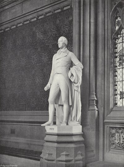 Statua di Pitt da J. Benjamin Stone