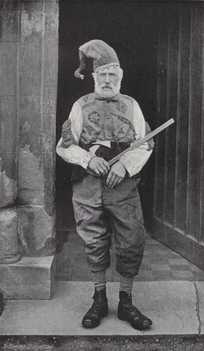 La danza del corno, Abbots Bromley, il buffone e Robin Hood da J. Benjamin Stone
