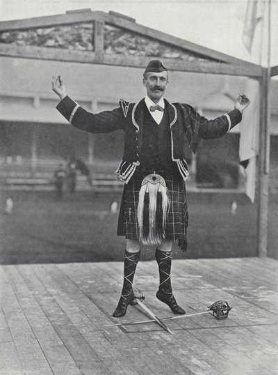 Il raduno di Inverness, danza del Gillie Callum da J. Benjamin Stone
