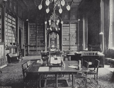 La biblioteca della Camera dei Lord da J. Benjamin Stone