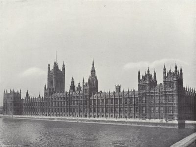 Il Palazzo di Westminster da J. Benjamin Stone