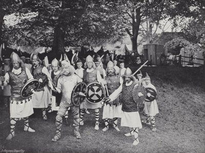 Il corteo di Sherborne, attacco dei Danesi da J. Benjamin Stone