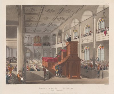 Società Filantropica, La Cappella, 1 aprile 1809 da J. Bluck