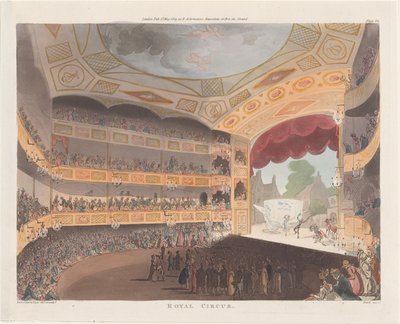 Circo reale, 1 maggio 1809 da J. Bluck