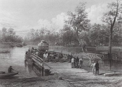 Australia: Il traghetto, Echuca da J. C. Armytage