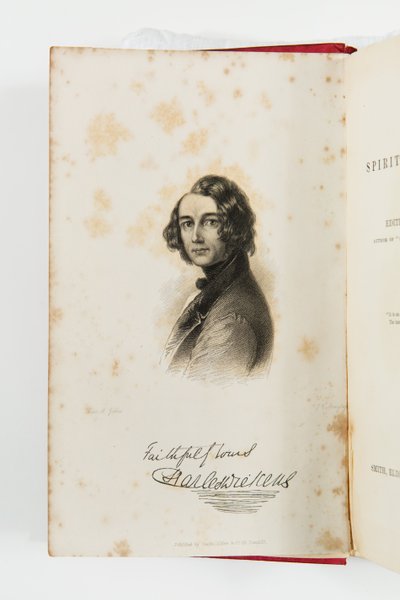 Incisione di Charles Dickens in A New Spirit of the Age 1844 da J. C. Armytage