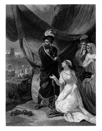 La resa di Calais, 1860 da J. C. Armytage