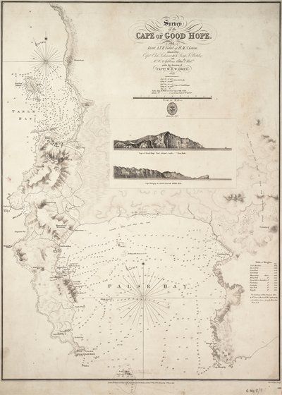 Mappa del Capo di Buona Speranza da J. & C. Walker