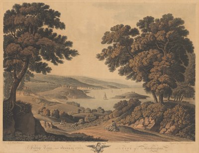 Georgetown e Federal City o City of Washington da J. Cartwright after George Beck