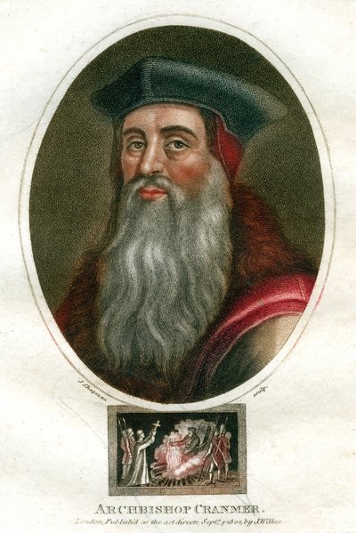 Arcivescovo Cranmer, 1816 da J. Chapman