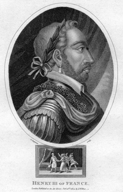 Enrico III, re di Francia, 1804 da J. Chapman