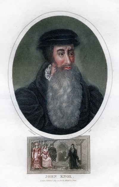John Knox, riformatore religioso scozzese, 1812 da J. Chapman