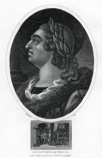 Luigi XV, Re di Francia, 1805 da J. Chapman