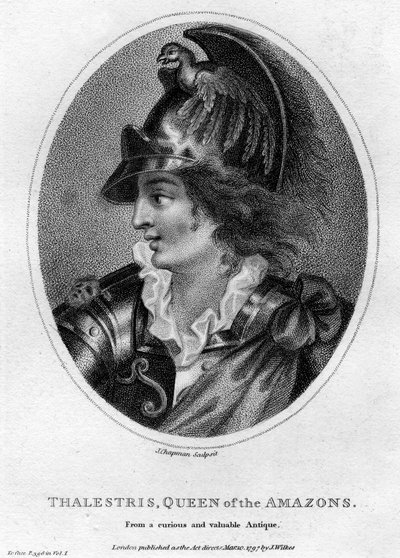 Talestri, mitica Regina delle Amazzoni, 1797 da J. Chapman