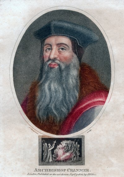 Thomas Cranmer, Arcivescovo di Canterbury, 1802 da J. Chapman