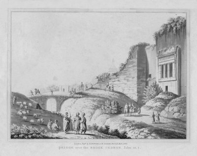 Ponte sul torrente Cedron. Giovanni, 18.1 da J. Clarke