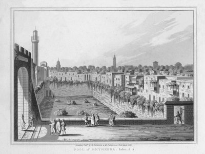 Piscina di Betesda. Giovanni. 5. 2., 1830 da J. Clarke