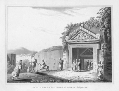 Sepolcri dei giudici di Israele. Giudici 8.32. da J. Clarke