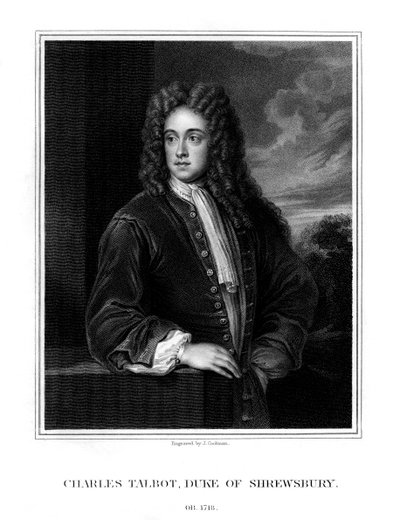 Charles Talbot, 1° Duca di Shrewsbury, politico britannico, 1831 da J. Cochran