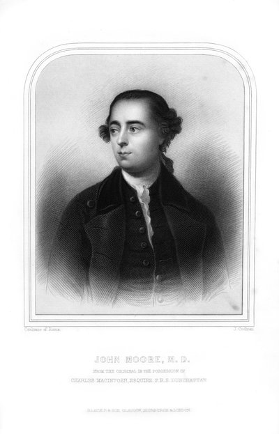 John Moore, medico e scrittore scozzese, 1870 da J. Cochran