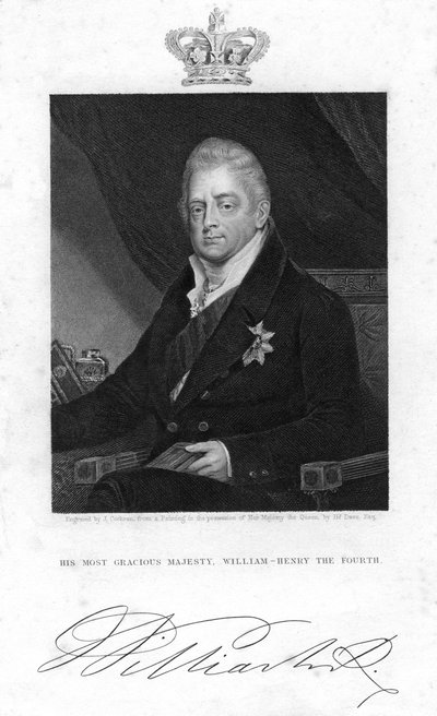 Guglielmo IV del Regno Unito, XIX secolo da J. Cochran