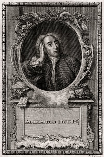Alexander Pope, 1774 da J. Collyer