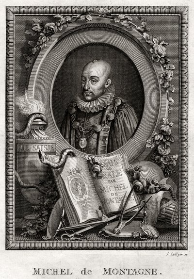 Michel de Montaigne, 1775 da J. Collyer