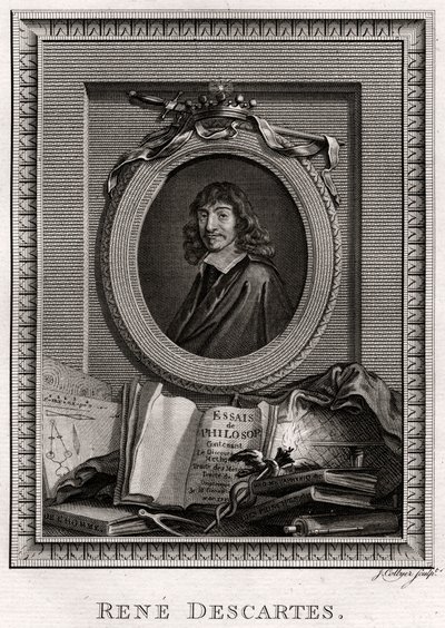René Descartes, 1775 da J. Collyer