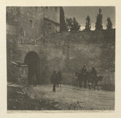 Camera Work: Un portale - Segovia, 1914 da J. Craig Annan