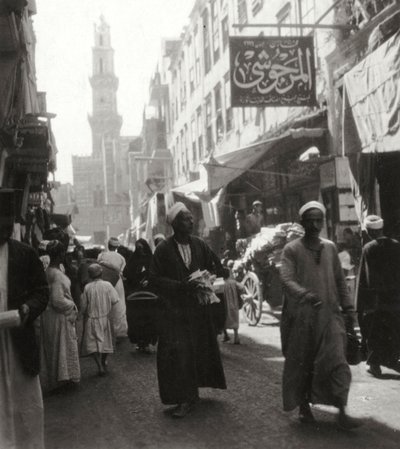 Bazar di El Ghoria, Il Cairo, Egitto, XX secolo da J. Dearden Holmes