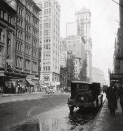 Broadway e il Times Building, New York City, USA, XX secolo da J. Dearden Holmes