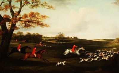 Scena di caccia da J. Francis Sartorius