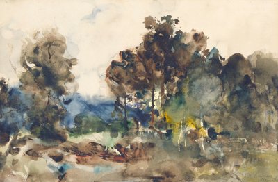 Schizzo di paesaggio da J. Frank Currier