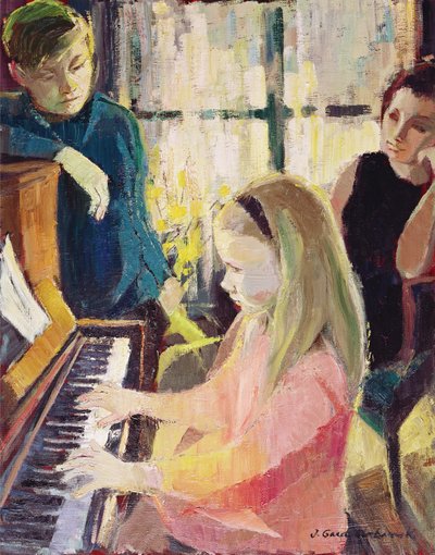 Al pianoforte da J. Gard Urbanek
