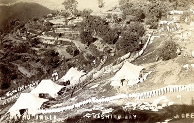 Subathu India Lavatoio, c.1900-1930 da J. Gee