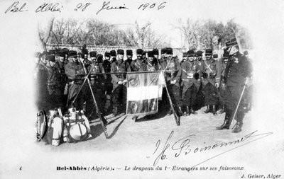 1º reggimento della Legione Straniera Francese, Sidi Bel Abbes, Algeria da J. Geiser