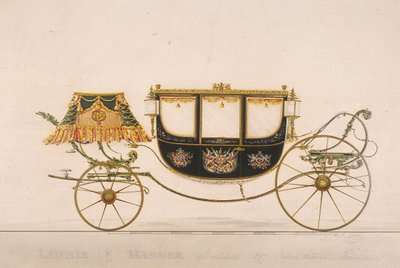 Carro civico del sindaco William Hunter, 1851 da J Gilfoy
