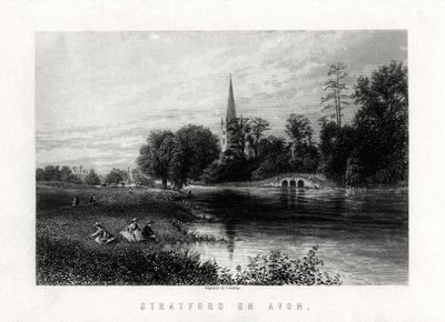 Stratford on Avon, Inghilterra, 1883 da J. Godfrey