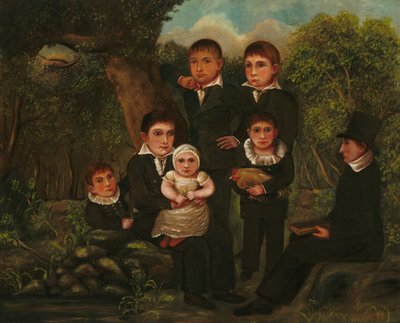 Abraham Clark e i suoi figli da J. H.