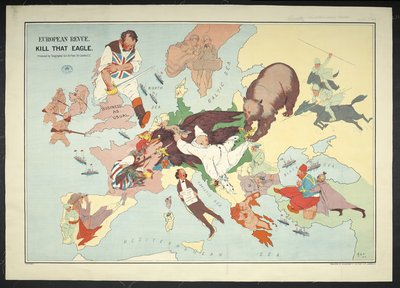 Mappa caricaturale dell