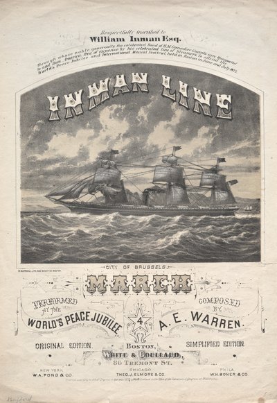 Marcia della Linea Inman, 1872 da J. H. Bufford
